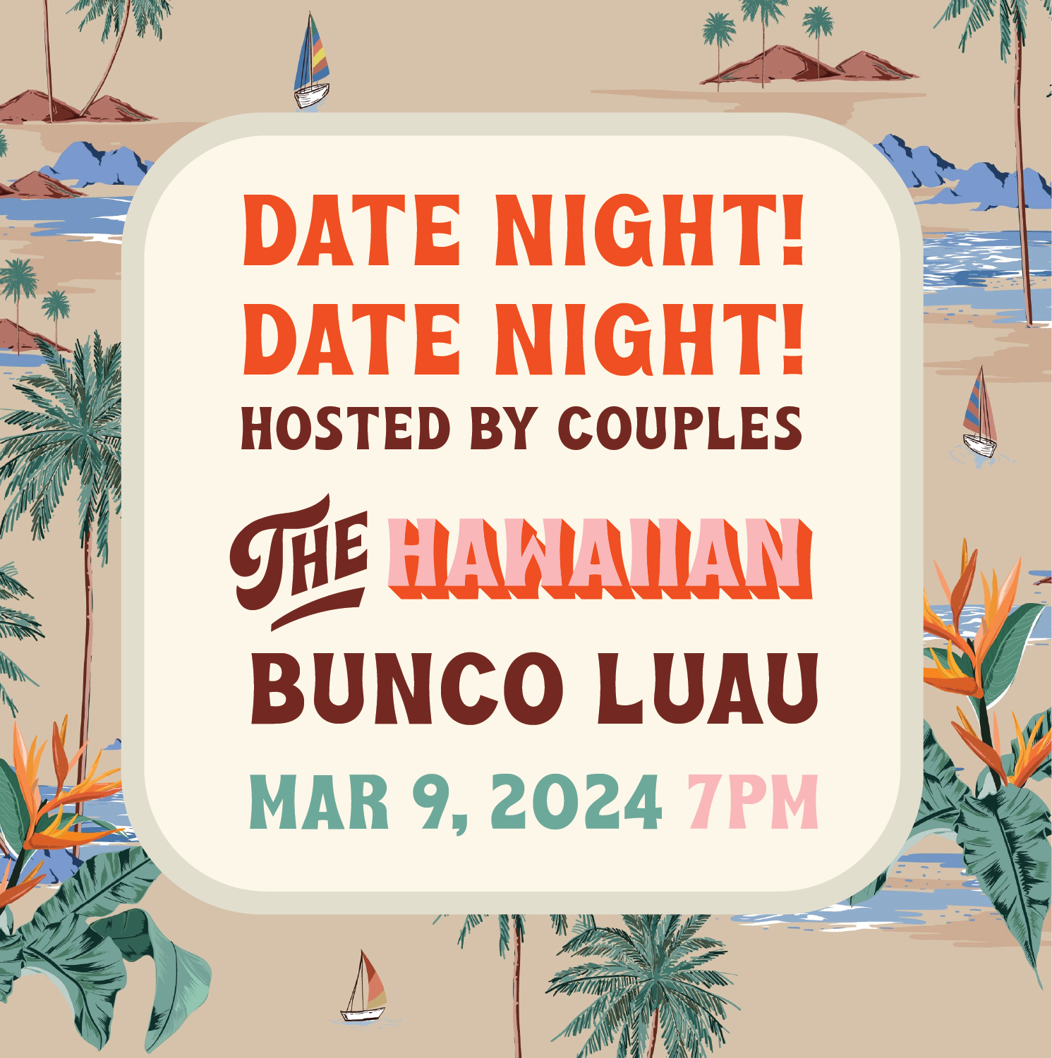 Couples' Hawaiian Bunco Extravaganza - logo